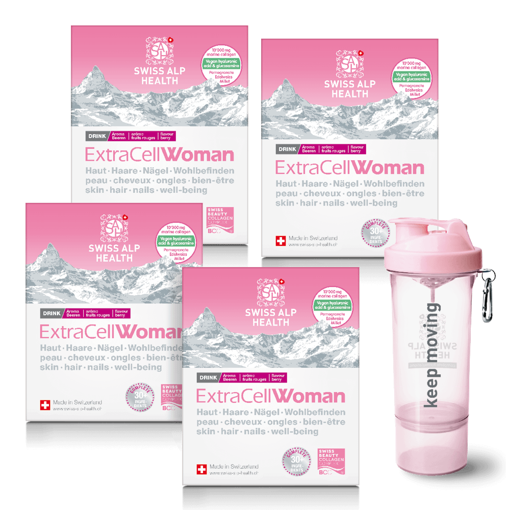 ExtraCellWoman Special offer 100 days beauty, well-being & immune system.