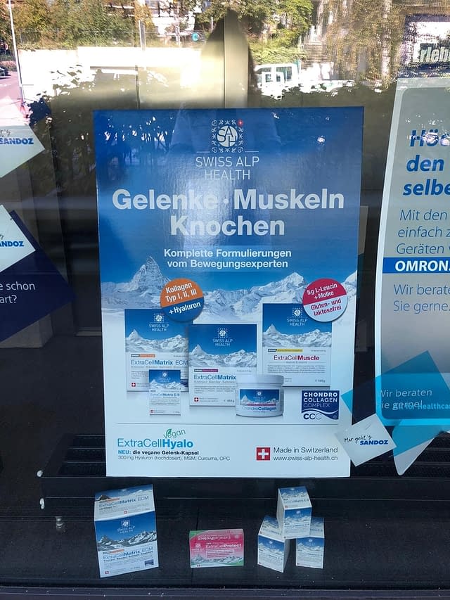 Apotheke Leue Männedorf Display 2020 10 12