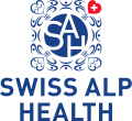 Swiss Alp Health Logo Blue